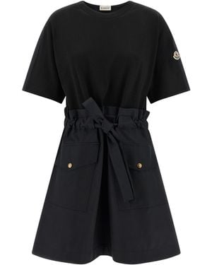 Moncler Belted Mini Dress - Black