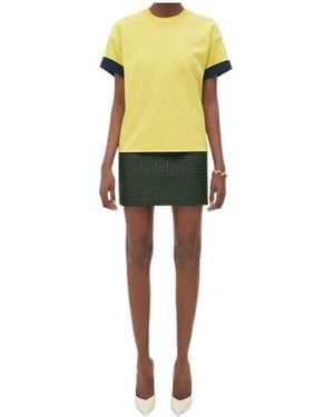 Bottega Veneta Double Short-Sleeved T-Shirt - Yellow