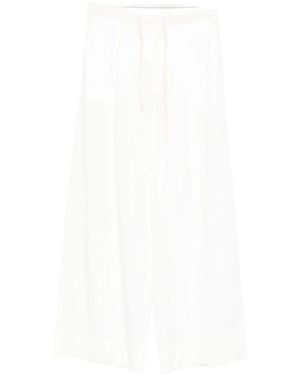 Soeur Drawstring Casual Trousers - White