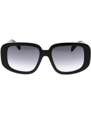 Celine Logo Sunglasses - White