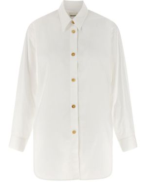 KHAITE Single-Breasted Shirt - White
