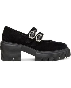 Stuart Weitzman Leighton Mary Jane Court Shoes - Black