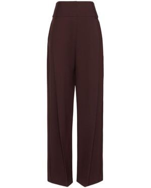 Sportmax Girino High-Waist Pants - Purple
