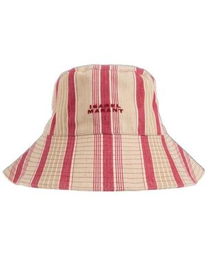 Isabel Marant Shaelyn Striped Hat - Pink