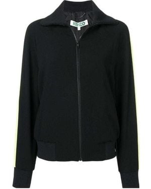 KENZO Bamboo Tiger Embroidered Blouson Jacket - Black