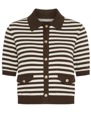 Marella Cotton And Silk Cardigan - Black