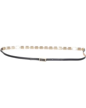 Max Mara Mxafumante Jewel-Detail Belt - White