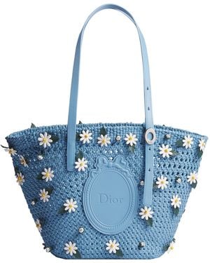 Dior Iviera Small Blooming Bag - Blue