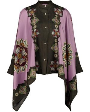 La DoubleJ La Doublej Foulard Silk Jacket - Brown