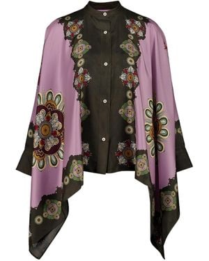 La DoubleJ La Doublej Foulard Silk Jacket - Brown