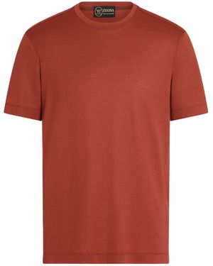 ZEGNA Vellus Aureum T-Shirt - Red