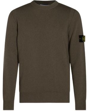 Stone Island Long-Sleeved Jumper - Green