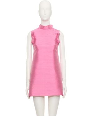 Valentino Bow-Detail Mini Dress - Pink