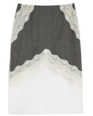 Jil Sander Knee-Length Skirt - Gray