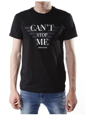 Armani Jeans Logo Detail T-Shirt - Black