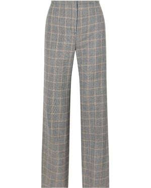 Stella McCartney Wool Straight-Leg Trousers - Grey