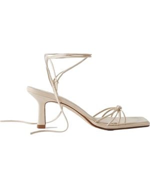Aeyde Roda Leather Sandals - White