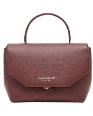 Emporio Armani 1981 Foldover Top Mini Bag - Red
