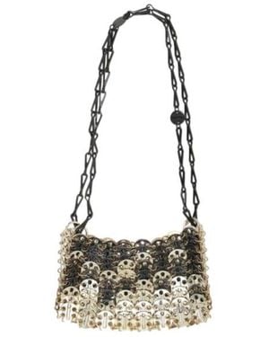 Rabanne Rabanne Iconic 1969 Nano Shoulder Bag - Metallic