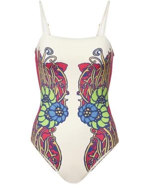 La DoubleJ Elle Printed Swimsuit - Red