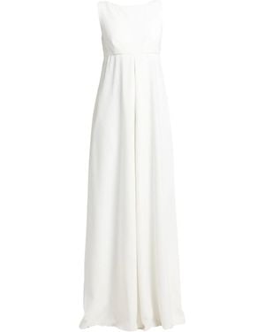 Max Mara Solid-Color Sleeveless Dress - White