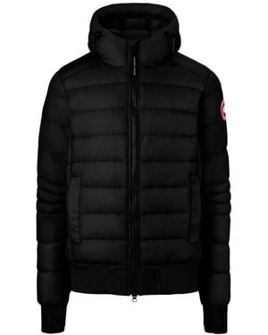 Canada Goose Crofton Hooded Padded Jacket - Black