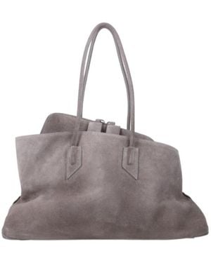 The Attico The La Passeggiata Medium Tote Bag - Gray