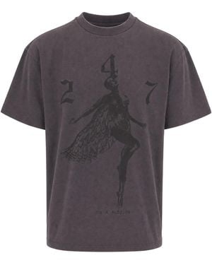 Represent 247 Angel Printed Crewneck T-Shirt - Grey
