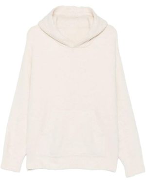 Roberto Collina Bouclé-Knit Hoodie - White