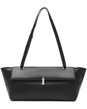 SAVETTE Symmetry Trapeze Shoulder Bag - Black