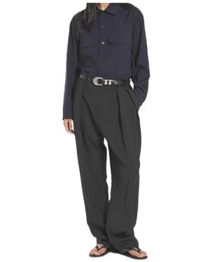 Barena Casual Trousers With Belt Loops - Black