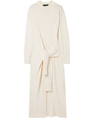 Proenza Schouler Luca Tie-Up Dress - White