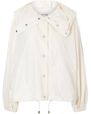 Rohe Long-Sleeved Casual Jacket - White