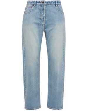 The Row Riaco Denim Straight Jeans - Blue