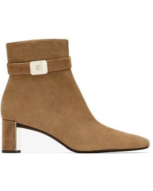 Tory Burch 55Mm Buckle-Detail Boots - Brown