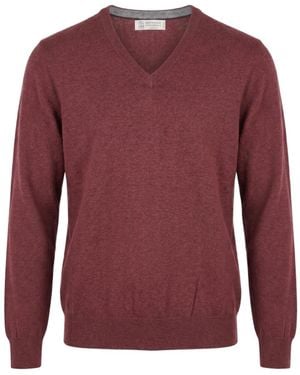Brunello Cucinelli Cashmere Jumper - Purple