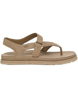 UGG Open-Toe Flat Sandals - Brown