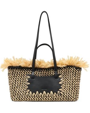 Ulla Johnson Lali Woven Tote Bag - Metallic