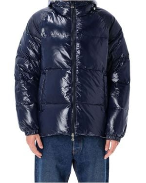 Pyrenex Sten Hooded Down Jacket - Blue