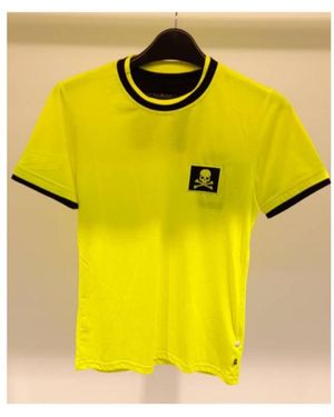 Philipp Plein Item O-Neck Short-Sleeved T-Shirt - Yellow