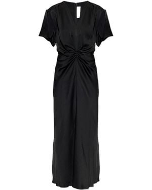 Victoria Beckham Eve Midi Dress - Black