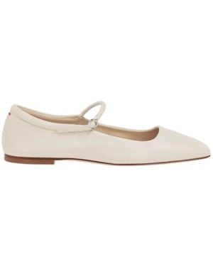 Aeyde Mary Jane Flats - White