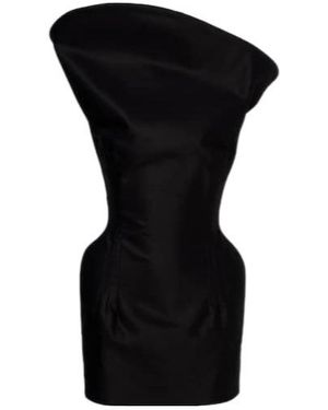 Magda Butrym Asymmetrical Dress - Black