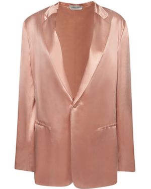 Alberta Ferretti Single Breasted Jacket - Pink
