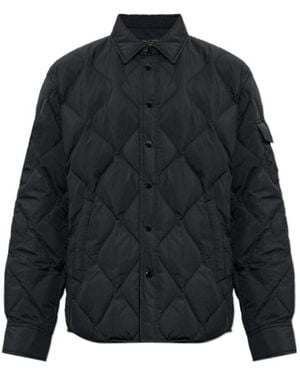 Rag & Bone Long-Sleeved Down Jacket - Blue