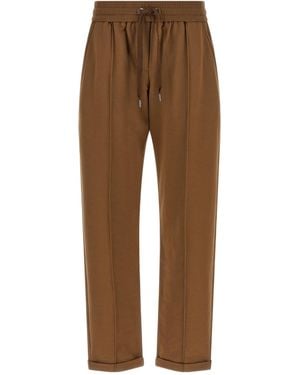 Brunello Cucinelli Drawstring Casual Trousers - Grey