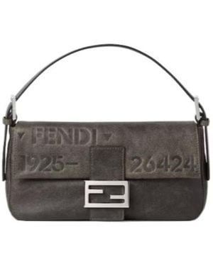 Fendi Baguette Shoulder Bag - Black