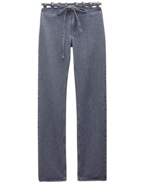 Filippa K Lace Waist Jeans - Blue