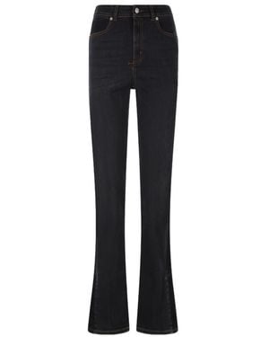McQueen Slim Fit Bootcut Jeans - Black