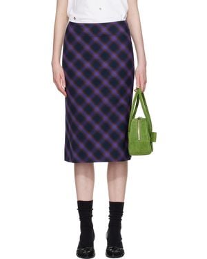 ShuShu/Tong Trumpet Hem Midi Skirt - Blue